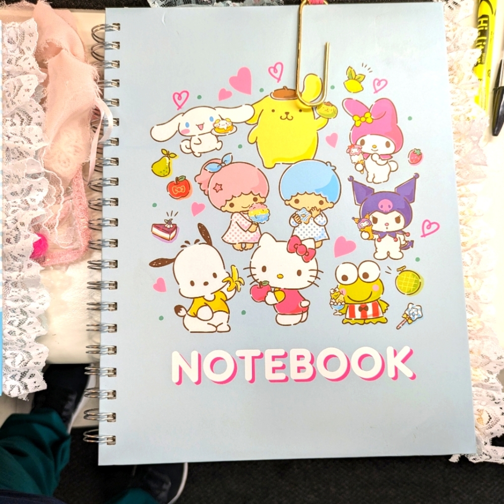 Sanrio Hello Kitty and friends spiral note book